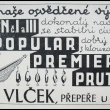 Stanislav Vlček Přepeře, reklama 30 léta