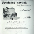 Reklamn� let�k Zenith Star� Tur� 1946