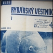 Ukázka obálky časopisu Rybářský Věstník 1938, časopis vycházel od roku 1921 - 1944