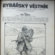 Ukázka obálky časopisu Rybářský Věstník 1923, časopis vycházel od roku 1921 - 1944