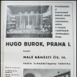 Hugo Burok, reklama 30 l�ta