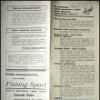 Katalog rybářských potřeb Fishing Sport - Rousek 1938