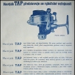 Reklamní leták Tap Tlustoš 1946