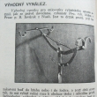 stojan, model vytvořený v roce 1936