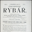 Uk�zka ob�lky �asopisu �eskomoravsk� ryb�� 1904