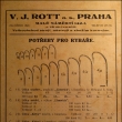 Katalog rybářských potřeb V.J. Rott, tento katalog nevlastním, zapůjčen od kolegy sběratele.