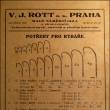 Katalog ryb��sk�ch pot�eb V.J. Rott, tento katalog nevlastn�m, zap�j�en od kolegy sb�ratele.
