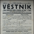 Ukázka obálky časopisu Rybářský Věstník 1922, časopis vycházel od roku 1921 - 1944