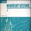 Ukázka obálky časopisu Rybářský Věstník 1935, časopis vycházel od roku 1921 - 1944