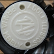 Tap Tlusto - detail plastov ztky, vrobce Adolf Tlusto - Praha Kbely
